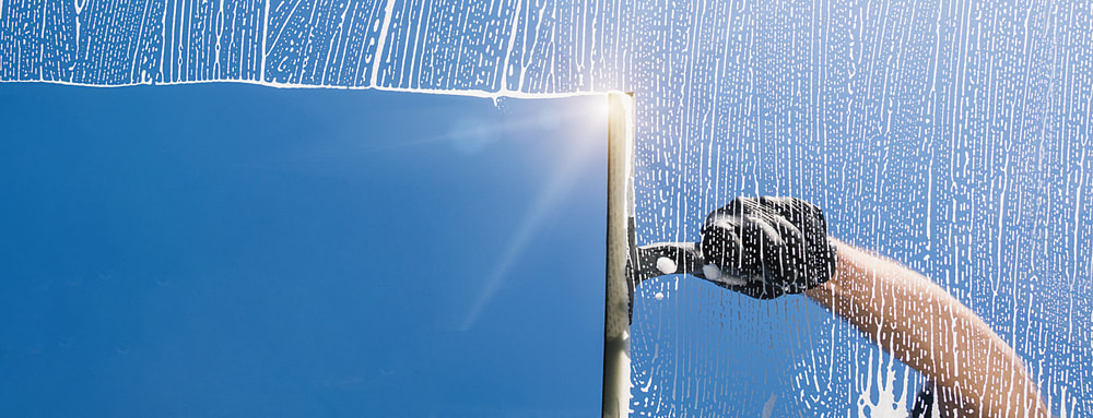 Exterior window cleaning service in North Bay